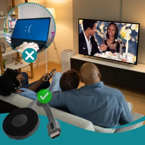 PLAYVERO in use with a TV